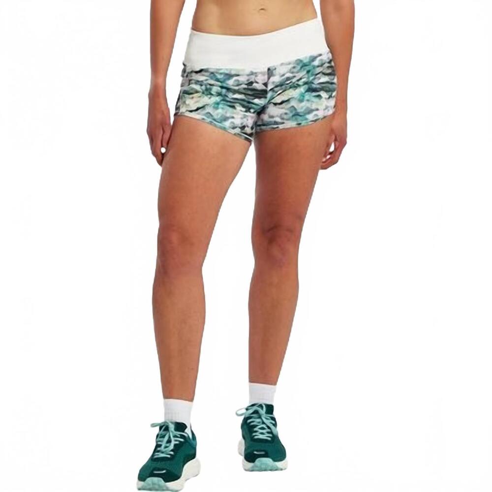 NEW OISELLE roga running shorts in mountain print